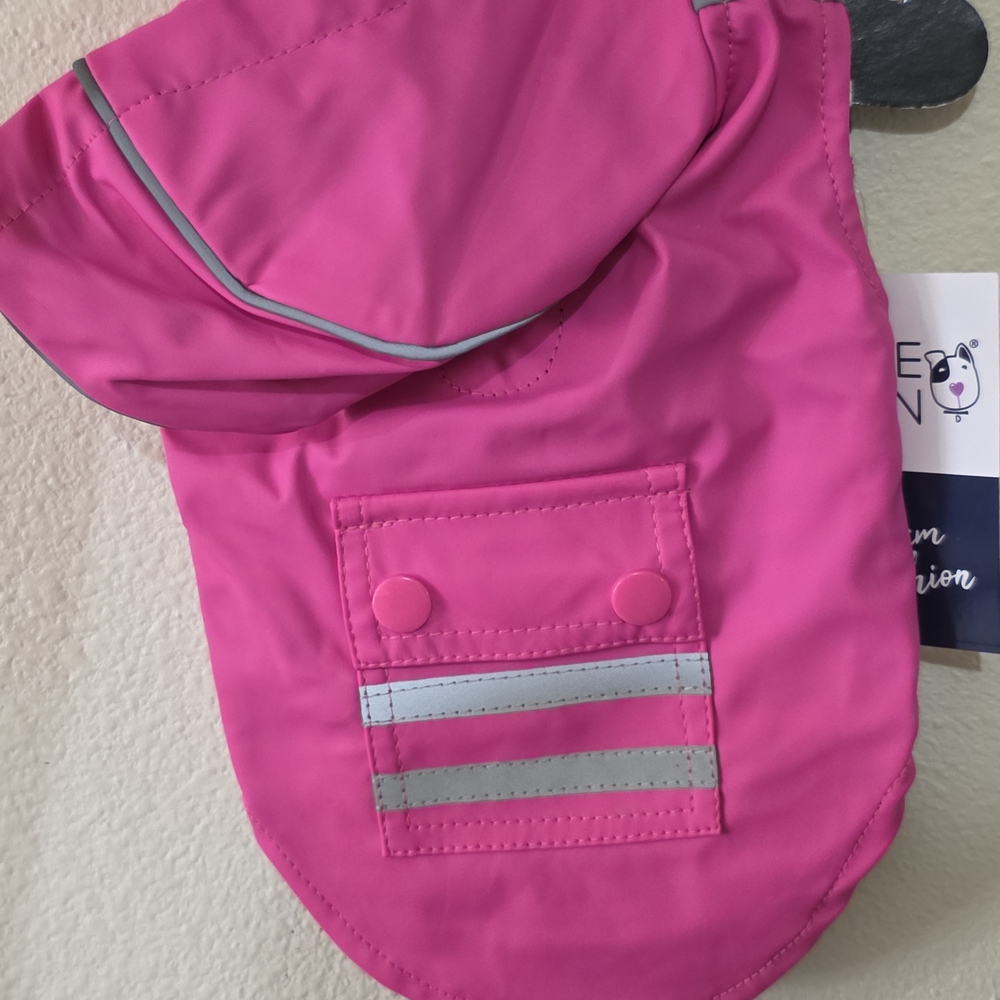 Raspberry Pink Slicker Raincoat